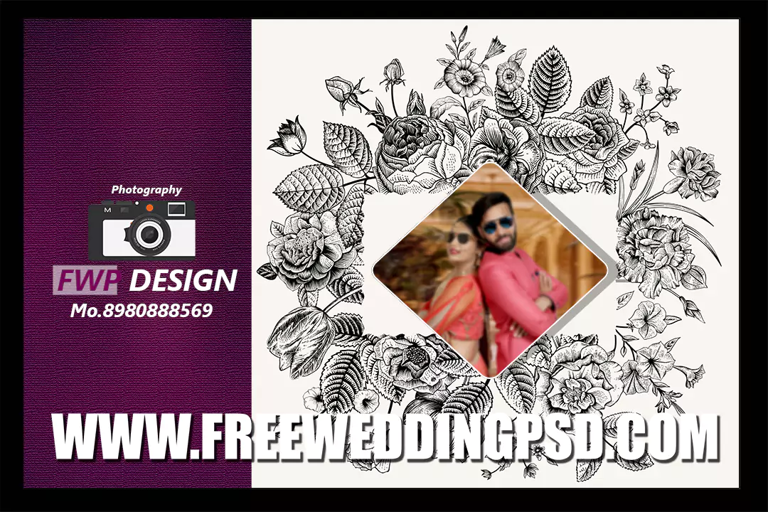Wedding album design 12×36 psd templates ped